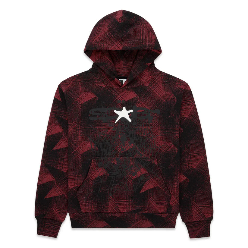 Spider Plaid Splatt Hoodie