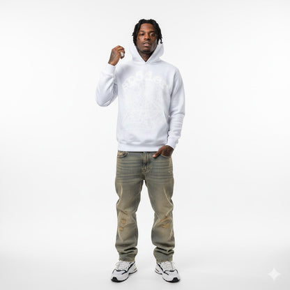 Sp5der OG Web Hoodie Heather Grey