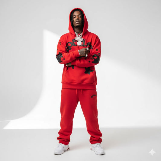 Sp5der Beluga Hoodie Red