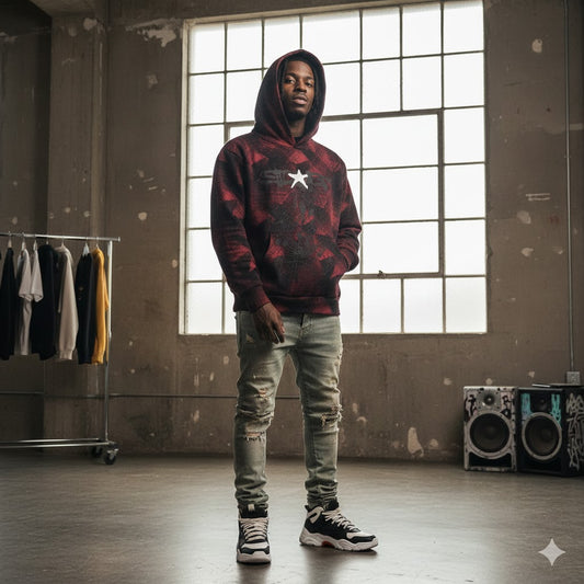 Spider Plaid Splatt Hoodie